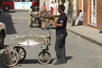 Small scale transport - 174-21 Street Asmara Eritrea.