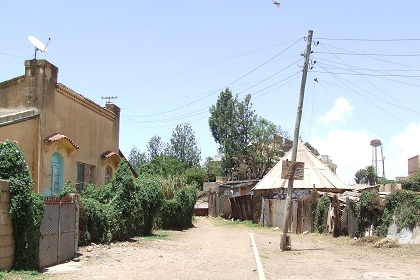 Traditional houses - Affa Romeo area Asmara Eritrea.