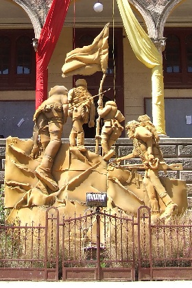 Independence Day statue - Harnet Avenue Asmara Eritrea.