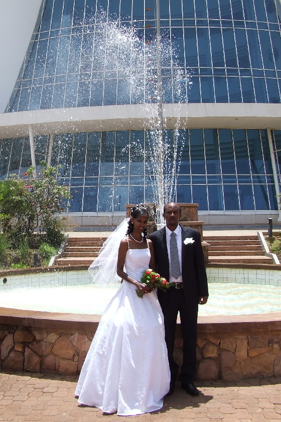 Photo session in front of the Asmara Palace Hotel - Asmara Eritrea.