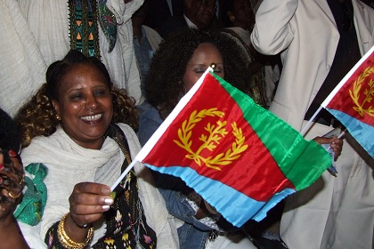 Proud & happy Eritreans - Asmara Stadium Asmara Eritrea.