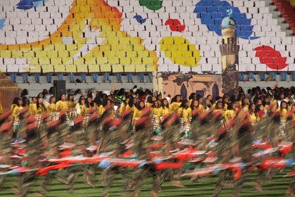 4000 students performance - Asmara Stadium Asmara Eritrea.