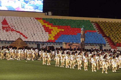 4000 students performance - Asmara Stadium Asmara Eritrea.