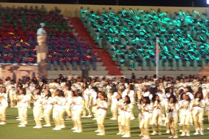 4000 students performance - Asmara Stadium Asmara Eritrea.