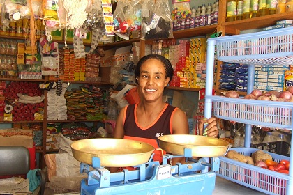 Small grocery shop - Geza Banda Keren Eritrea.