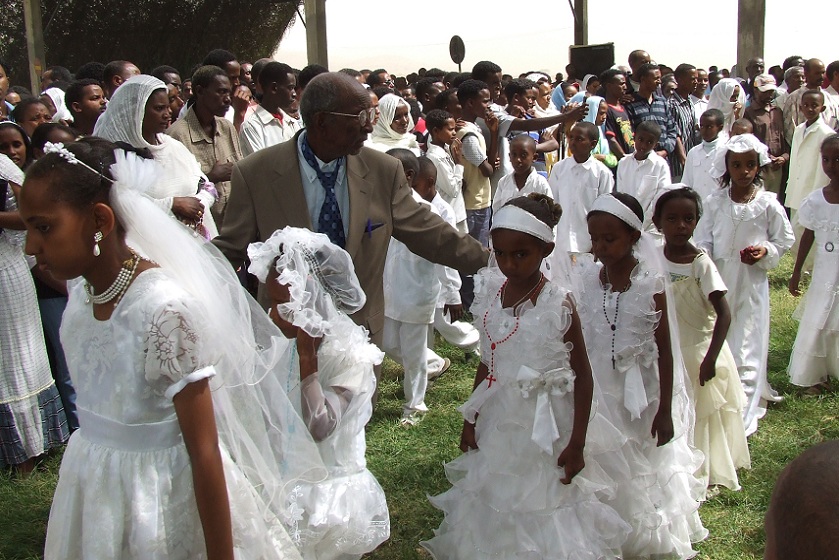 Procession around the baobab tree - Mariam Dearit Keren Eritrea.