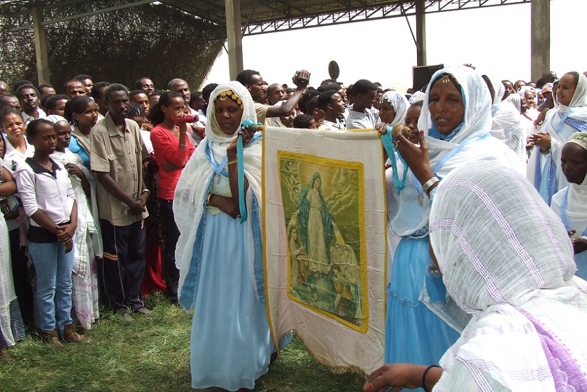 Procession around the baobab tree - Mariam Dearit Keren Eritrea.