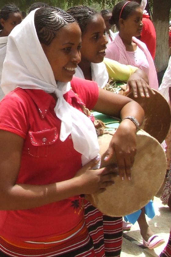 Women singing and dancing - Mariam Dearit Keren Eritrea.