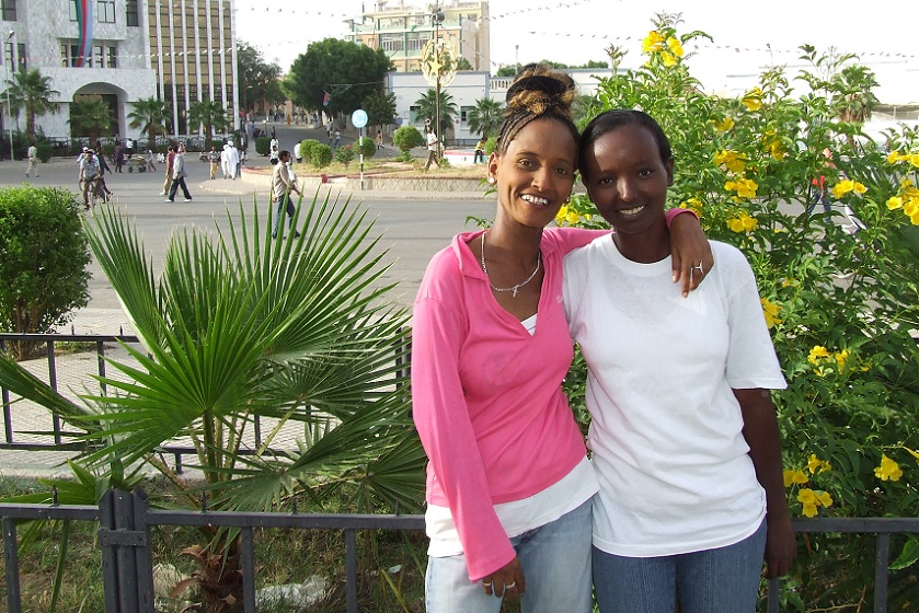 Hidat and her girlfriend - Keren Eritrea.