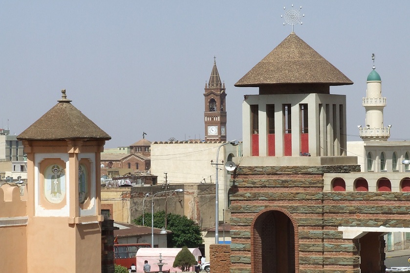 Catholic, Orthodox and
      Muslim religious  landmarks united.