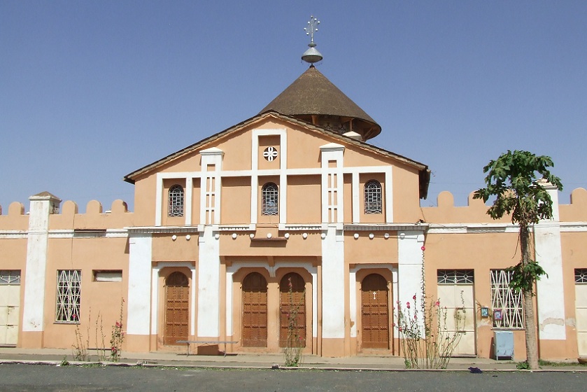Nda Mariam church school buildings / storage facilities - Asmara Eritrea.