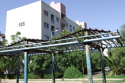 Modern apartments - Corea Housing Complex Asmara Eritrea.