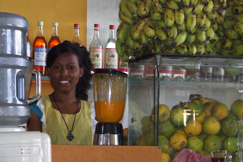 Worker in Bar Amanuel - Asmara Eritrea.