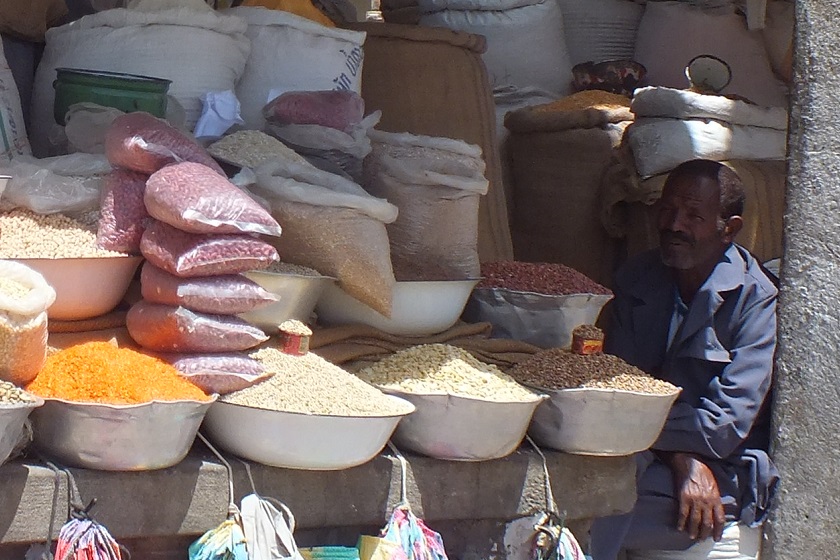 Grain & spices market - Souk Asmara Eritrea.