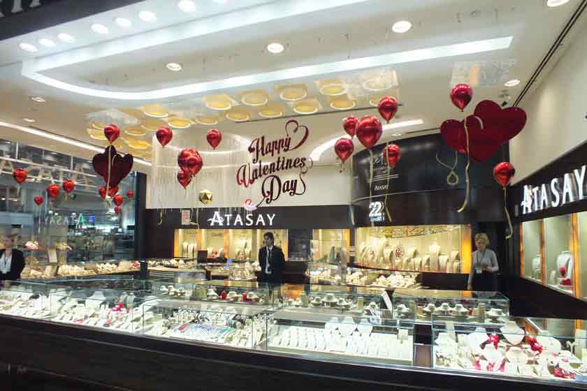 Jewelry Shop - Istanbul Ataturk Airport Turkey.