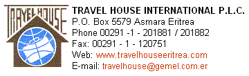 Travel House International - Asmara Eritrea